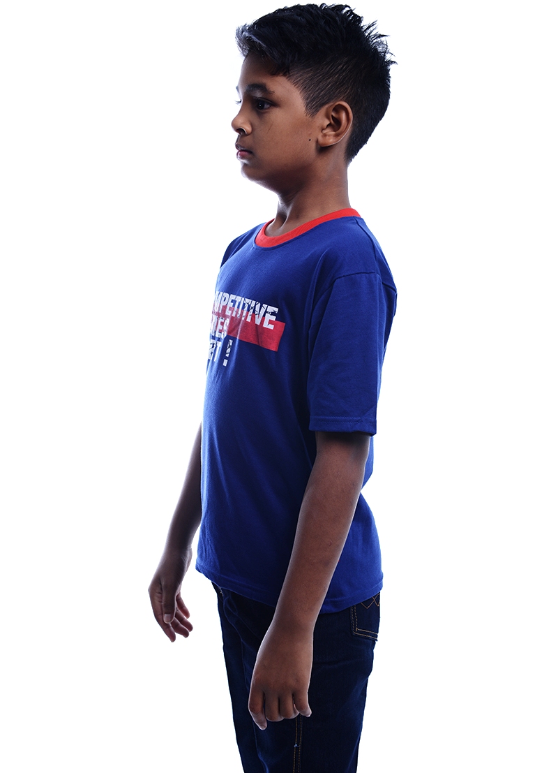 W811392NA Words Casual T Shirt Short Sleeve